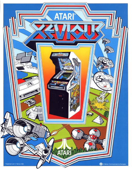 Xevious (Atari set 1) Game Cover